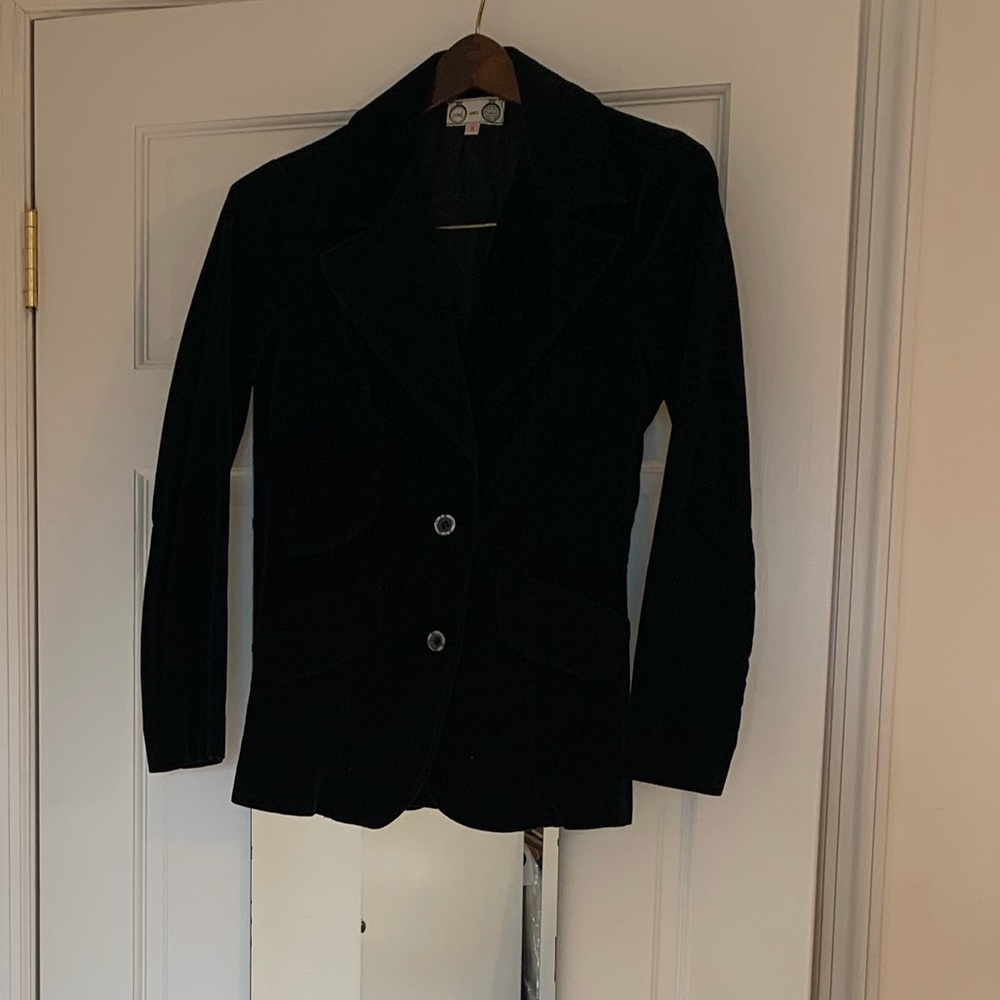 Velvet blazer